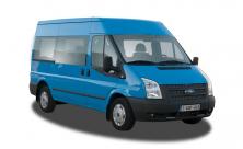 Minibus met ruime bagageruimte en trekhaak: 9 zitplaatsen - (kl 16)